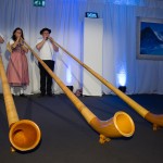 Alphornmusik am VZug-Event