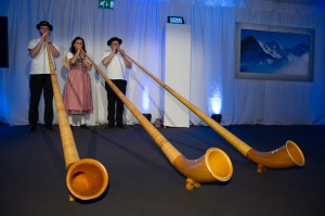 Alphornmusik am VZug-Event