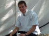 Etwas Ruhe vor dem Auftritt in der DRS-Sendung live vom Jodlerfest in Aarau, Juni 2005
