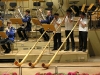Armin, Ramon und Ralph beim Auftritt mit der Stadtjugendmusik Zürich in der Tonhalle, Juni 2006
